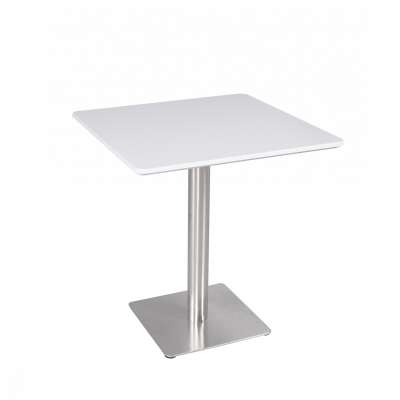 White stainless steel coffee table